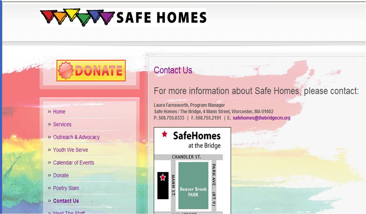 UMass Medical School supports the Safe Homes Program Worcester, MA