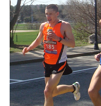 UMass Medical School Boston Marathon runner
