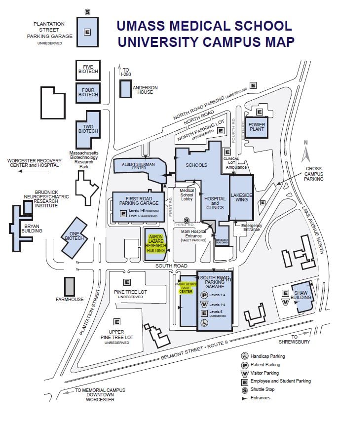 map of campus 