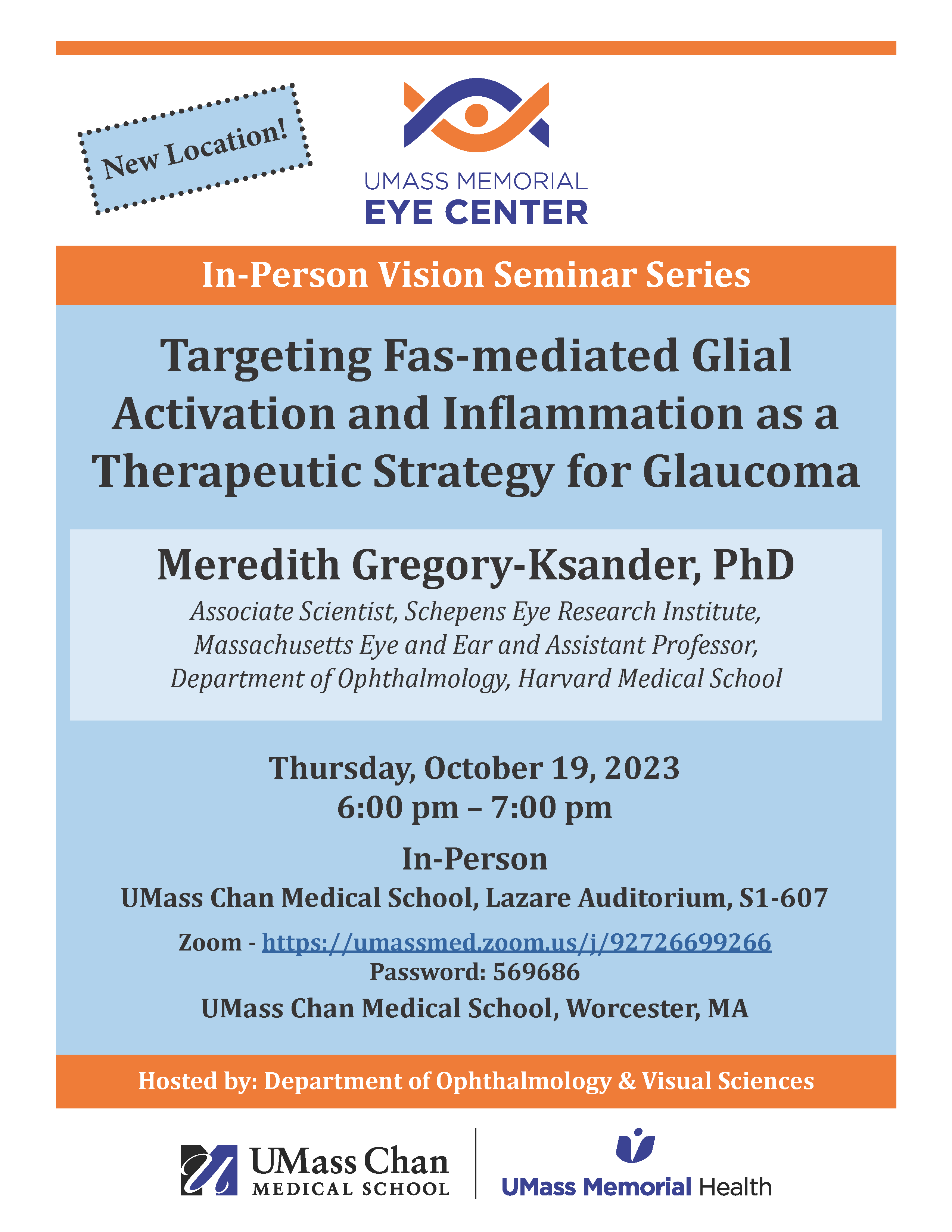 Vision Seminar Series Meredith Gregory-Ksander, PhD