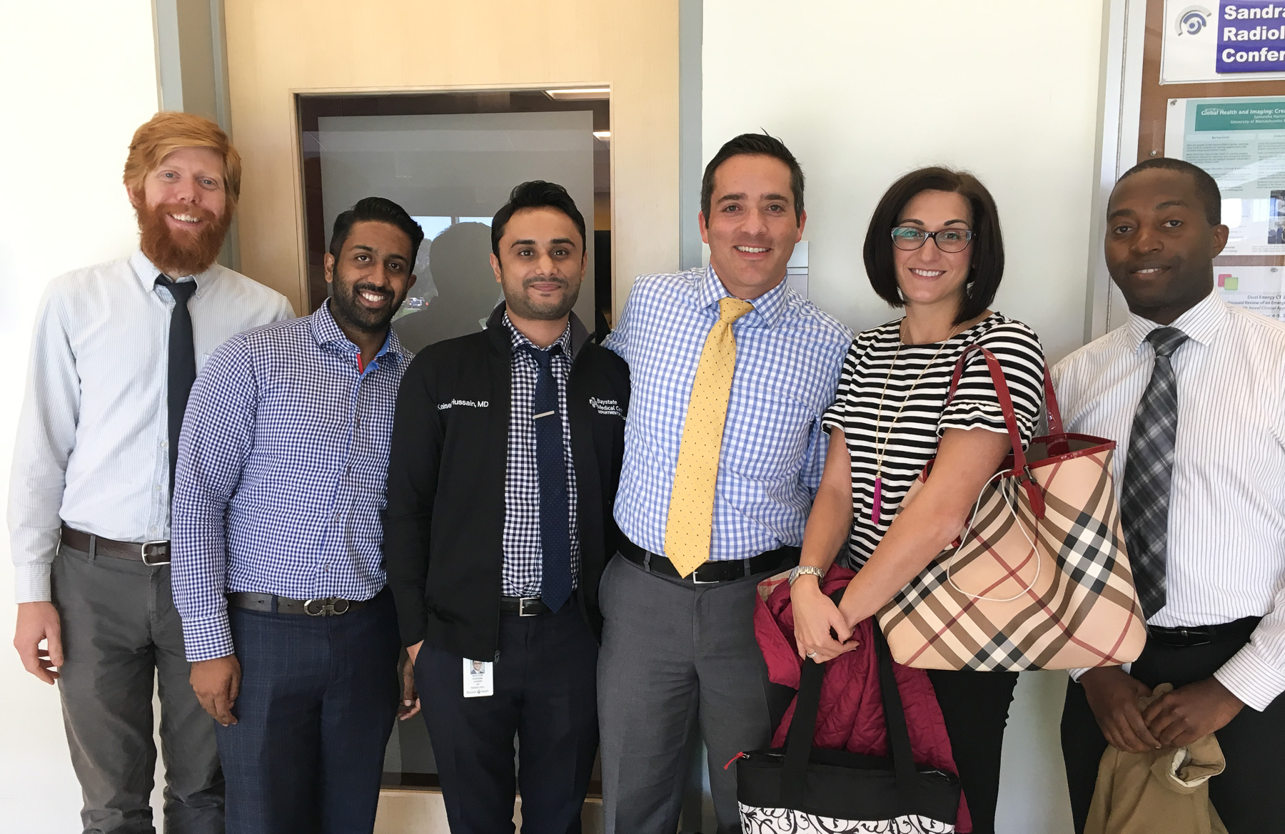 Baystate Radiology Residents attend workshop at UMass Chan Medical School