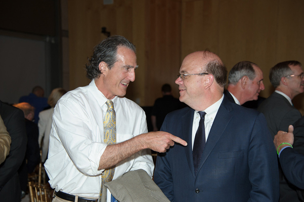 Nobel Laureate Craig Mello, PhD, with U.S. Rep. James P. McGovern