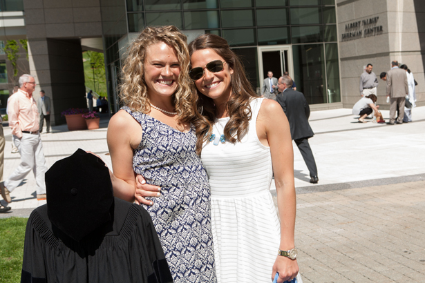 SOM graduate Christine Foley (left) with sister Alison Foley