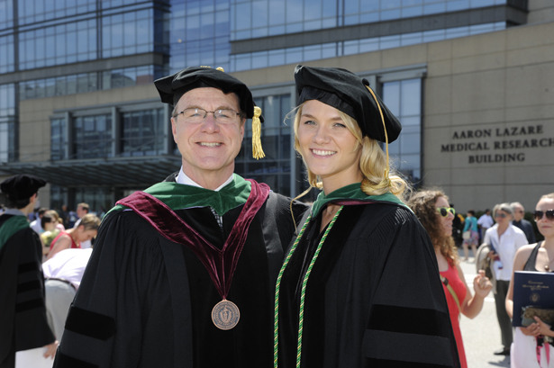 Dean Terence R. Flotte and Kathleen Goble, MD