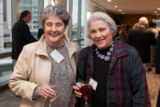 Benefactors Barbara Greenberg and Joan Freedman were among those in attendance.