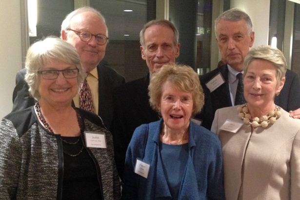 HHS charter members (from left) Judith and Thoru Pederson, M. Howard and Frances Jacobson and Warner and Mary Fletcher.