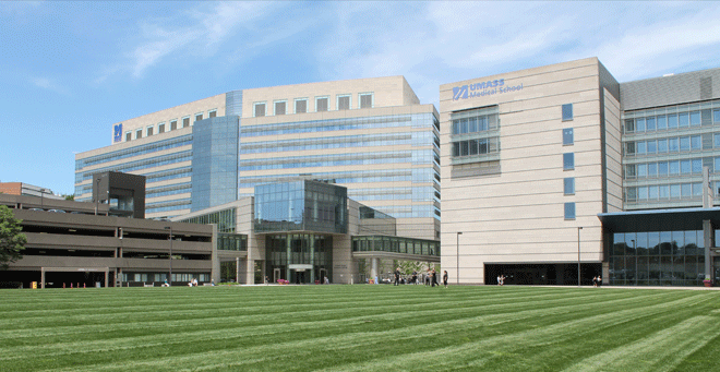 The UMass Medical School campus in WORcester