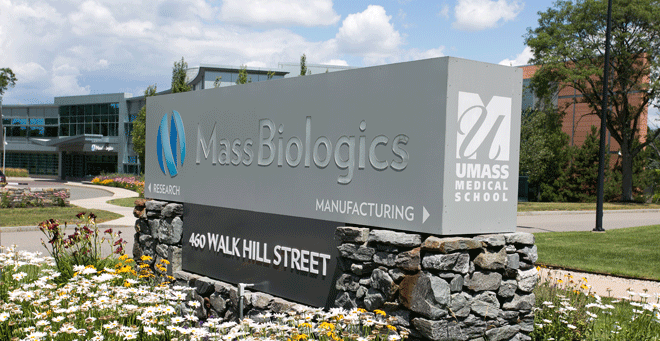 UMass Medical School's MassBiologics facility in Mattapan