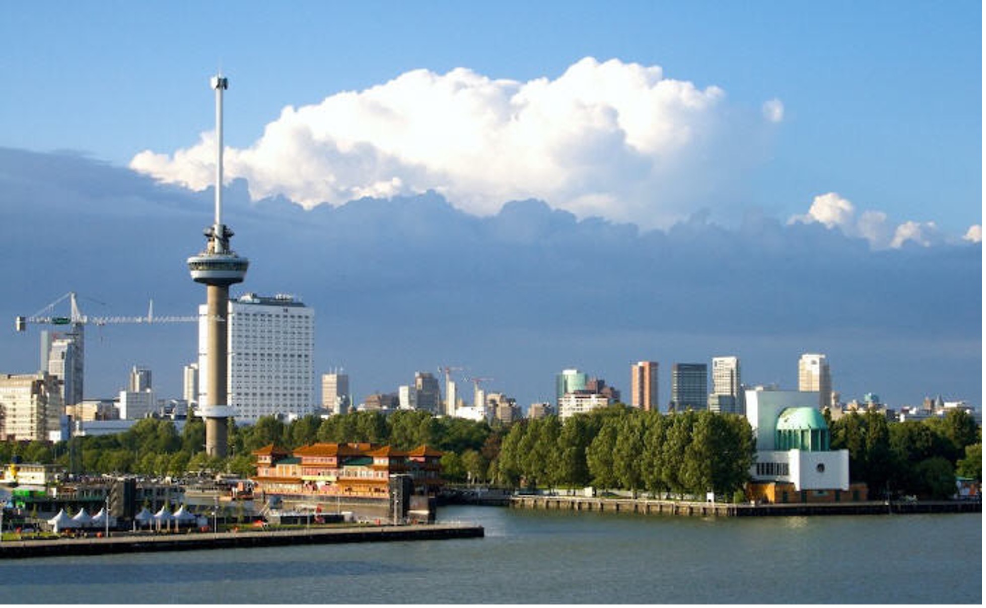 Skyline of Rotterdam, Netherlands