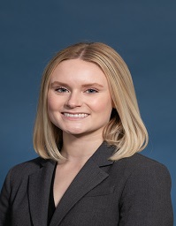 Female medical resident smiling
