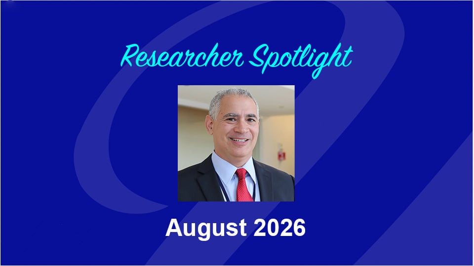  Researcher Spotlight, August 2026, image of David Smelson, PsyD