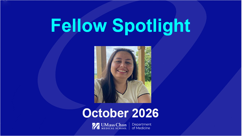  Fellow Spotlight, October 2026, image of Sandus Khan, MD