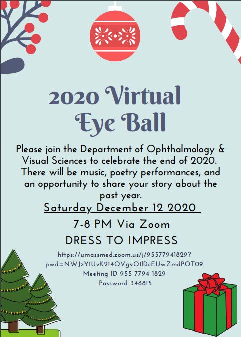 Eye Team Celebrates the end of 2020 with the first Virtual Eye Ball