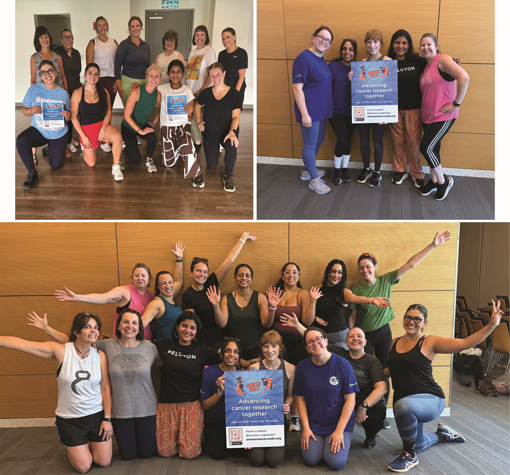 Photo collage of images from zumba fundraisers