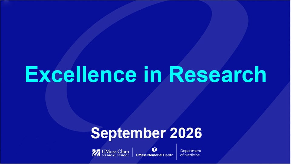  Excellence in Research, September 2026