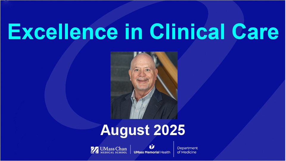  Excellence in Clinical Care, August 2025, image of Richard Forster, MD