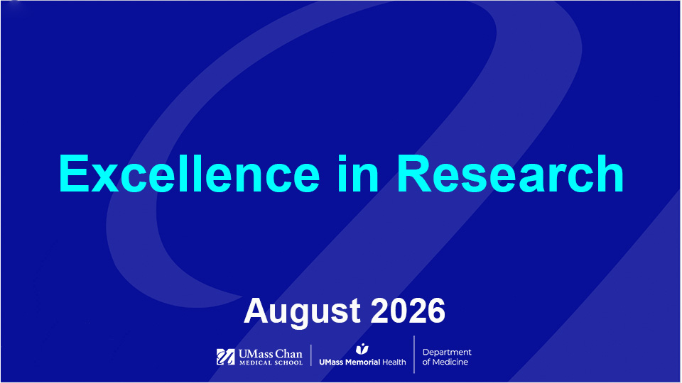  Excellence in Research, August 2026