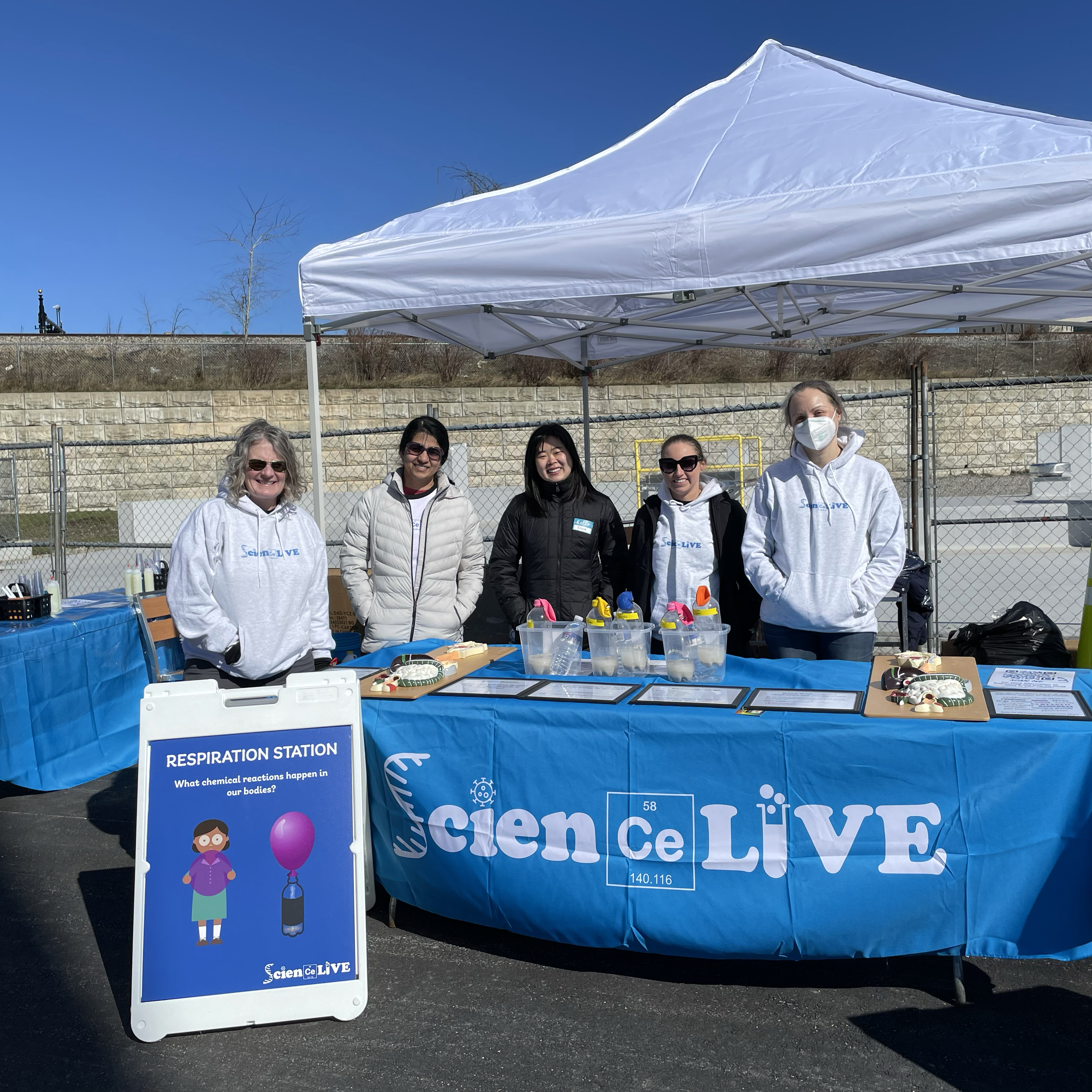 ScienceLIVE Volunteers at the Touch Tomorrow STEM Festival