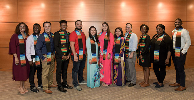 Stole ceremony celebrates diversity and unity among UMass Chan Classes of 2022