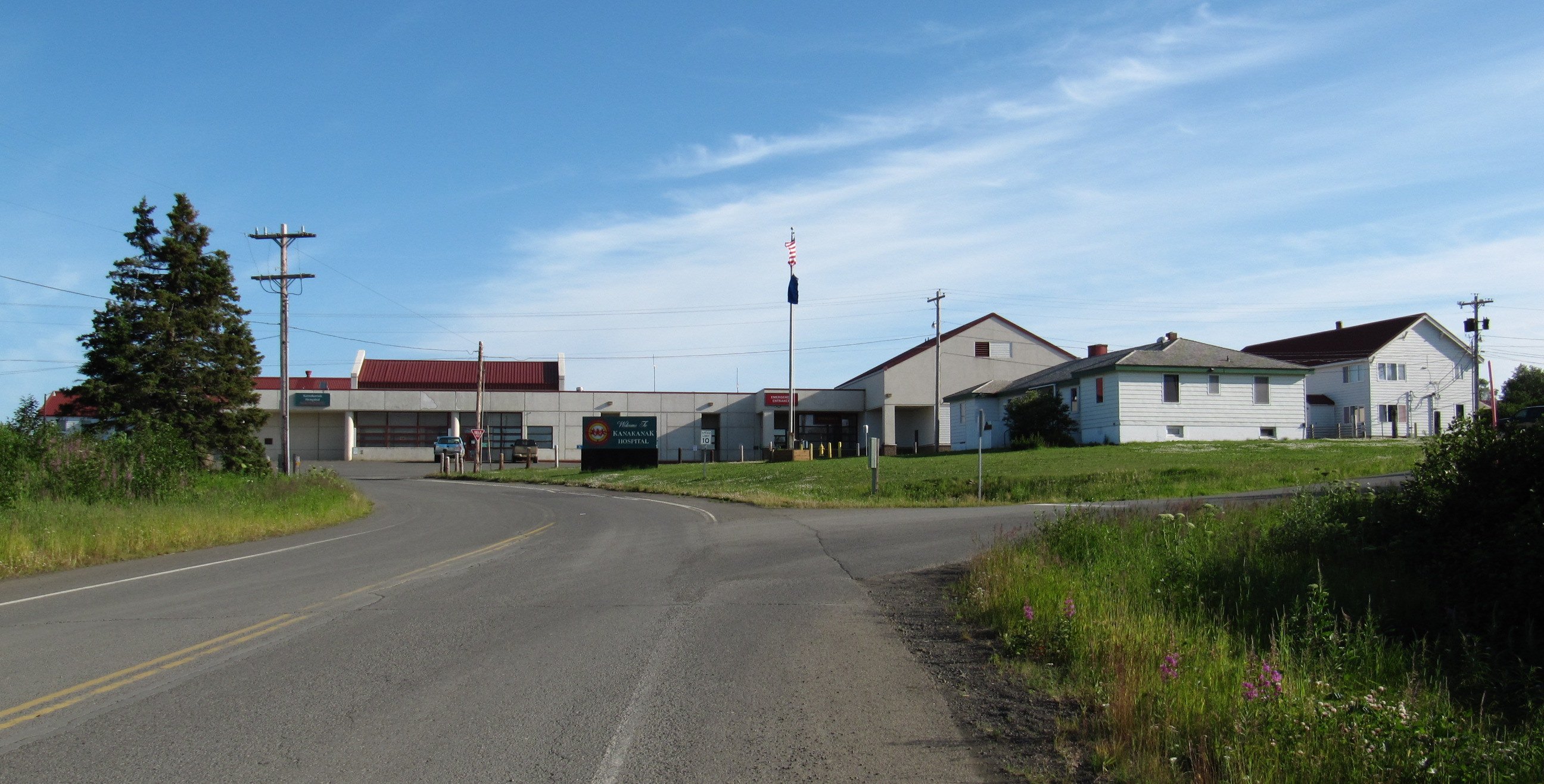 Alaska Picture-view of hospital entrance