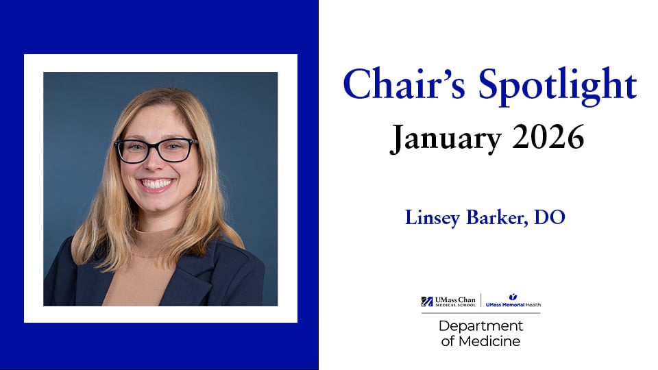 Chair's Spotlight, January 2026, Linsey Barker, DO