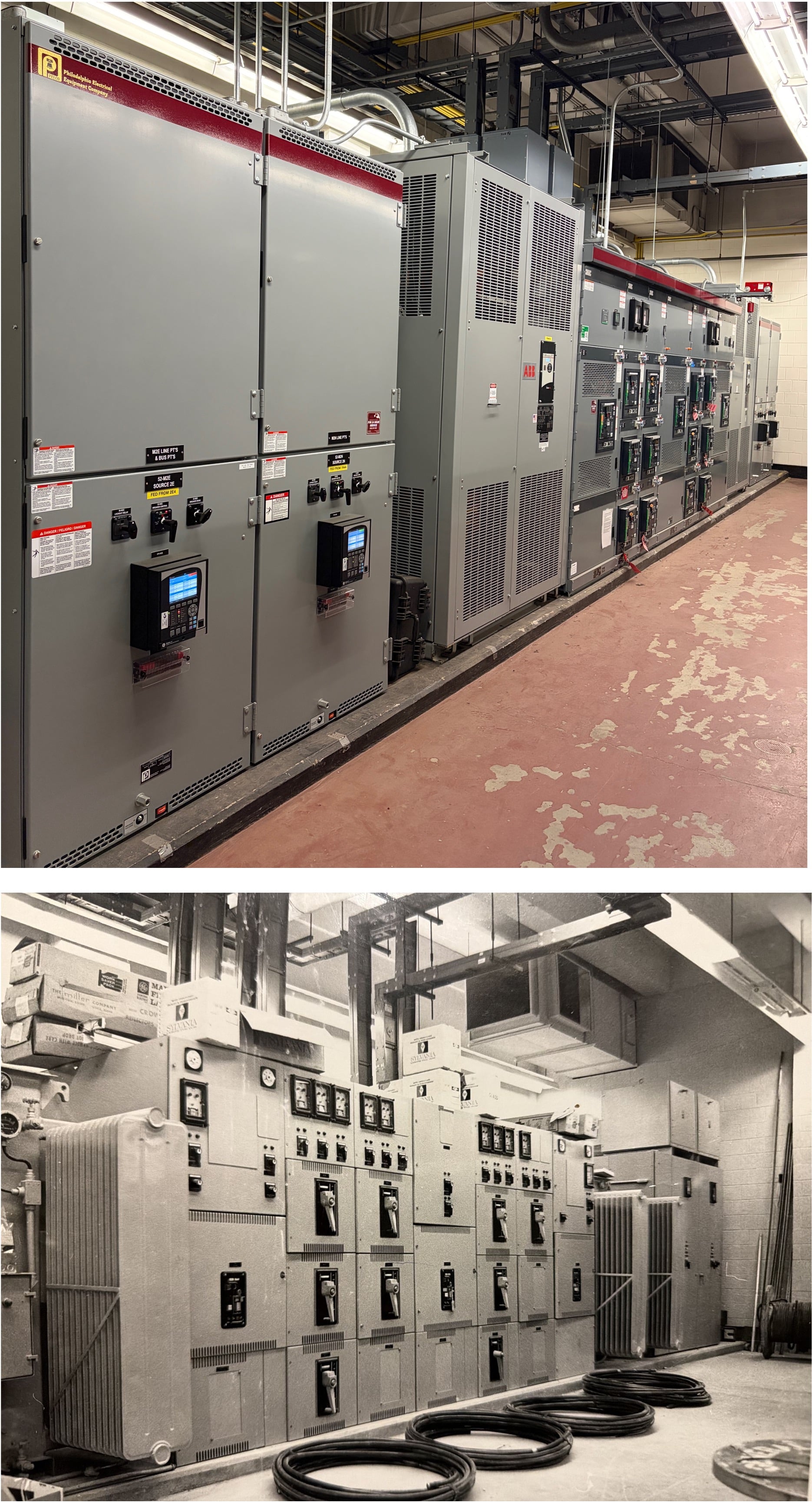 switch gear at plant 