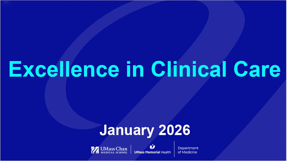  Excellence in Clinical Care, January 2026
