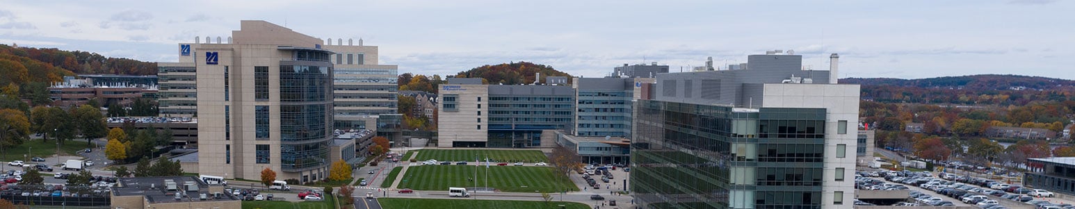 The UMass Chan Medical School campus in Worcester, Mass., in 2020