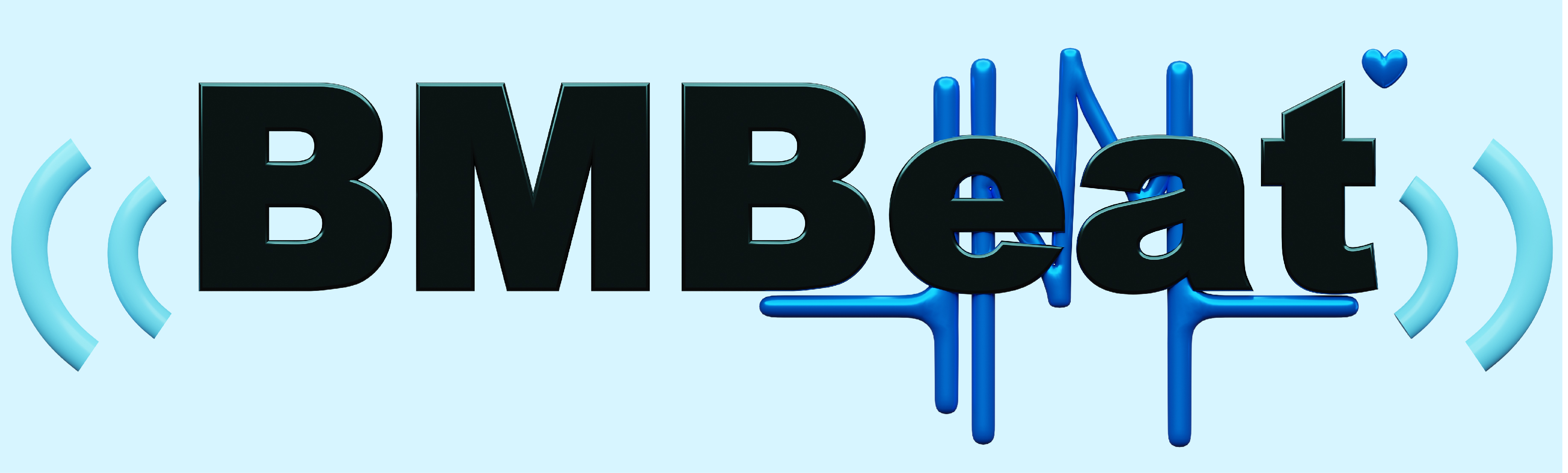 BMBeat logo with a heartbeat line over it