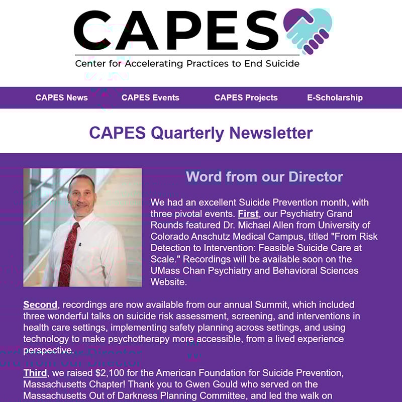 CAPES Q4 2025 Newsletter Thumbnail