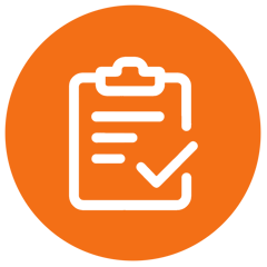 checklist in a circle png
