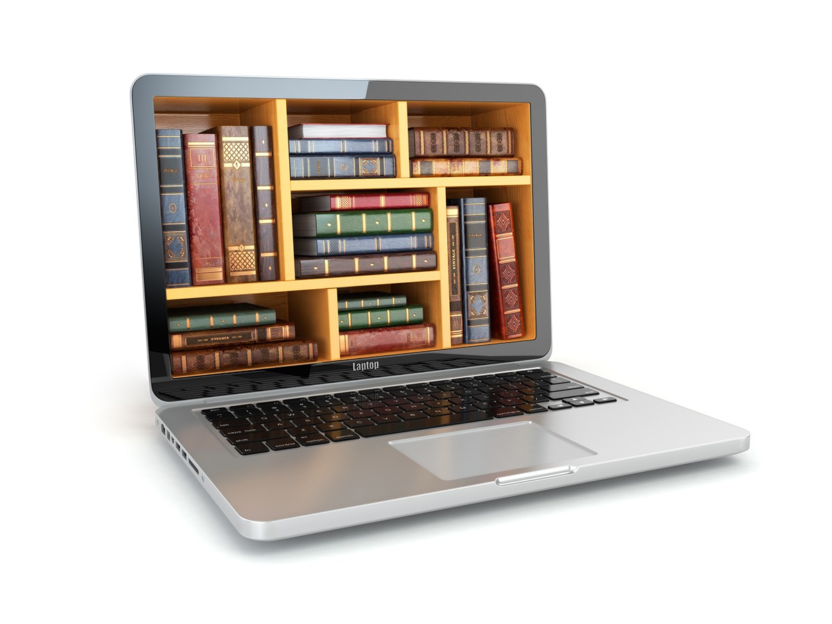 Library in a laptop