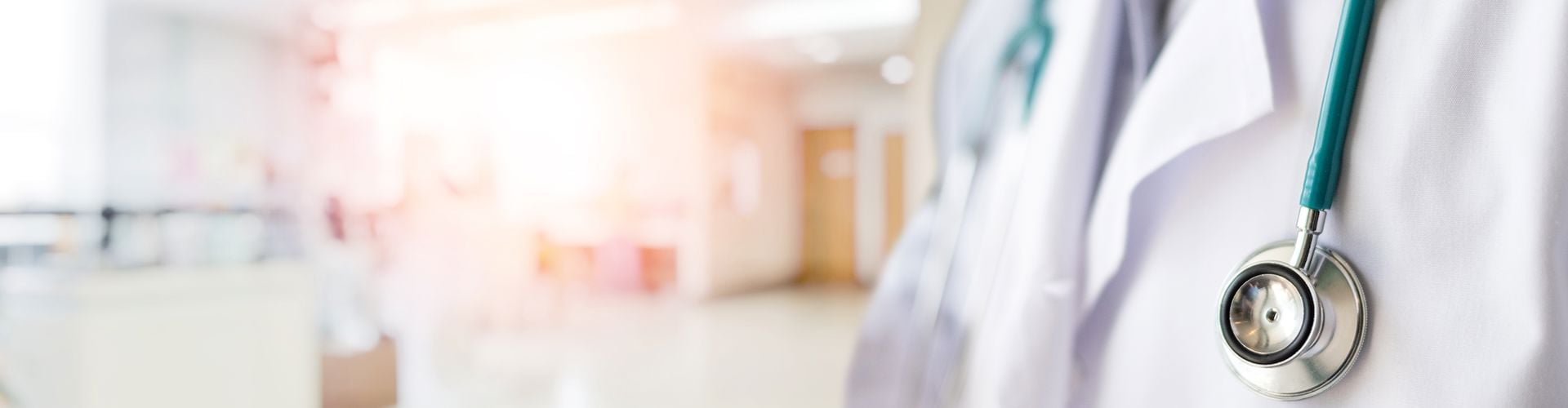 Doctor wearing stethoscope