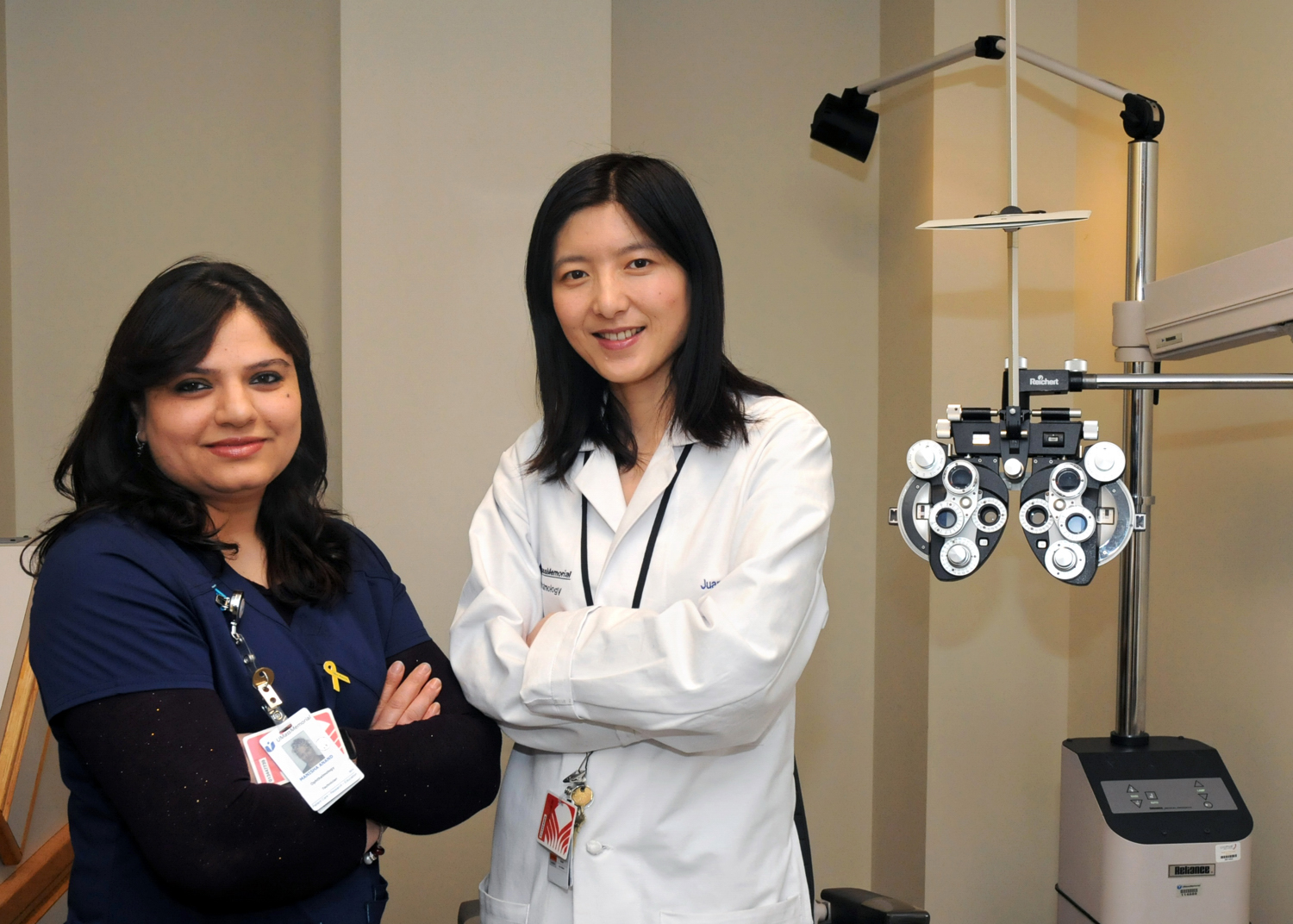 Dr. Ding and Manisha 
