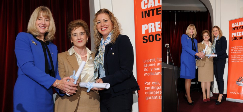 Dr. Schaal and Dr. Thorndyke named as honorary members of the Argentinean Women's Medical Society 