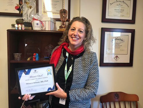 Shlomit Schaal, MD, PhD, Named January 2020 Communicator of the Month