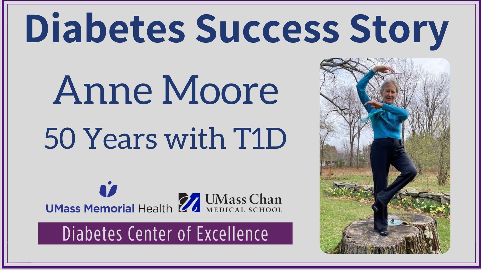 Anne Moore Celebrated her 50th Diaversary in April of 2022
