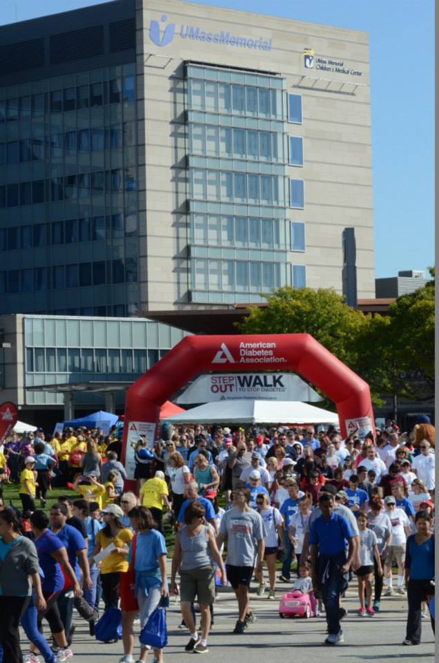 American Diabetes Association Walk to Stop Diabetes on the UMass campus