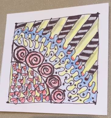 example of zentangle(tm)