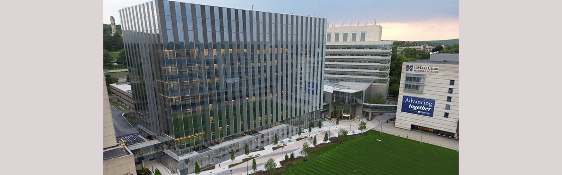 Aeriel image of the DiMare Building