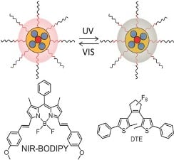 Photoswitchable Near Infrared Emitting Organic BODIPY Nanoparticles, Particle and Particle Systems Characterization. 