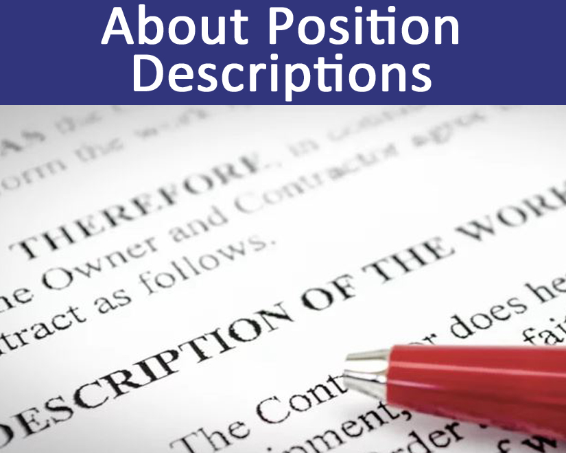 About Position Descriptions