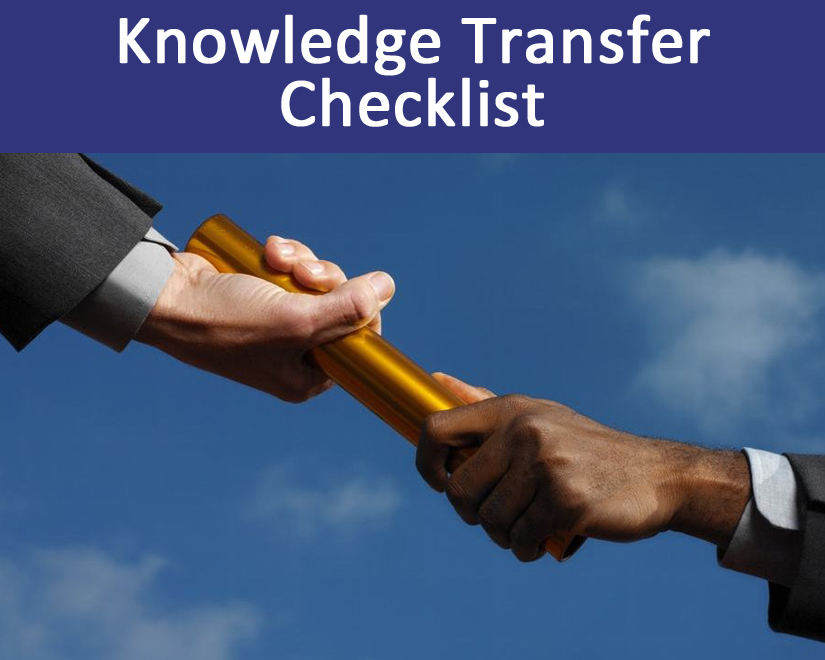 Knowledge Transfer Checklist