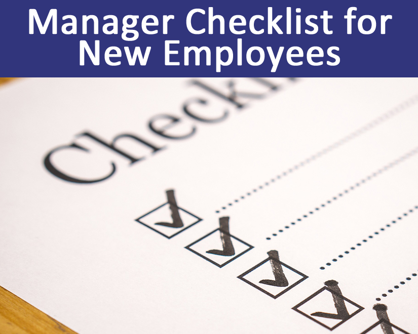 Manager Checklist