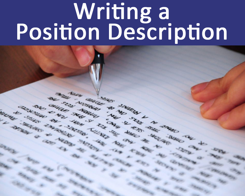 Writing a Position Description