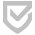a check mark placed over a shield
