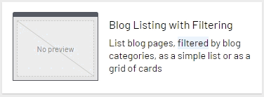 Filtered Blog Posts Block