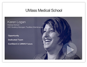 Image of Umass Medical School employee testimonial video