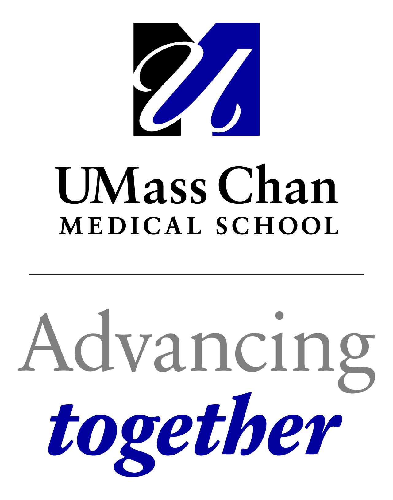 UMass Advancing Together logo all text