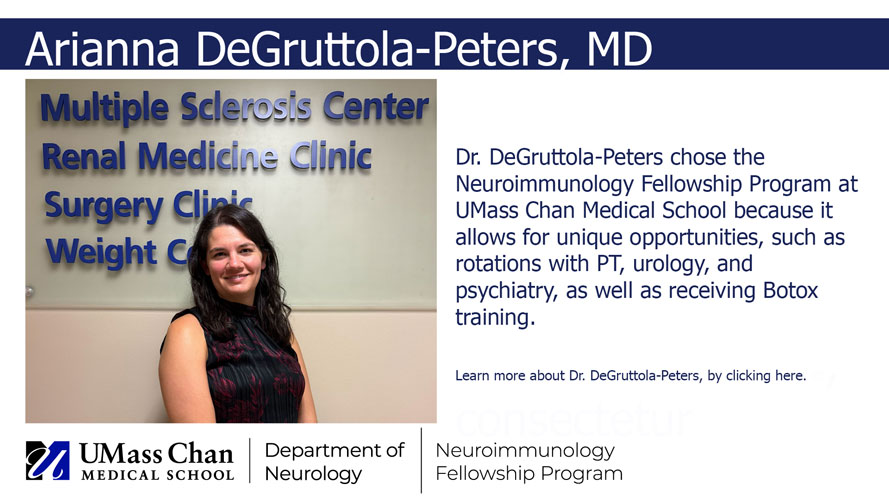 Arianna DeGruttola Peters, MD, Neuroimmunology and MS Fellow